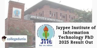 Jaypee Institute of Information Technology PhD 2025 Result Out; Check Direct Link Here
